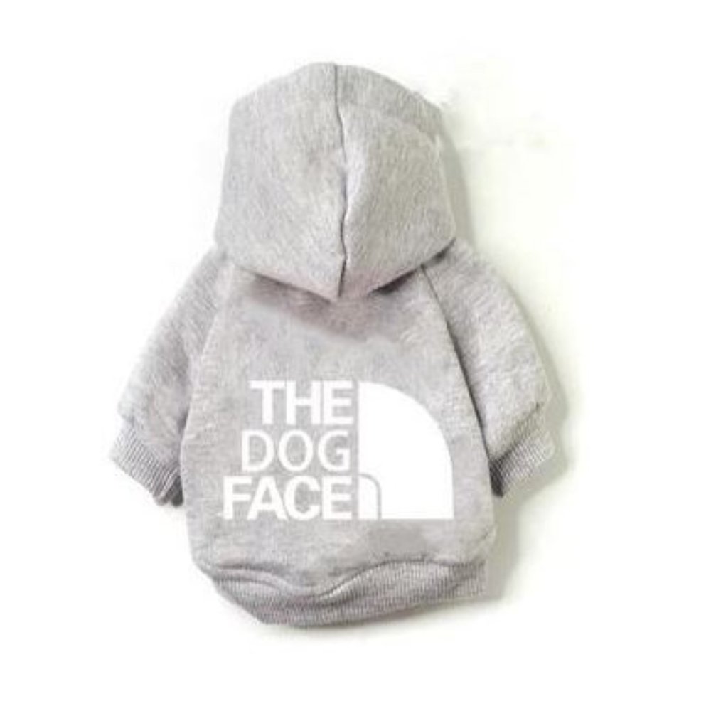 ⭐3/$13 -Gray - The Dog Face Hoodie - Large